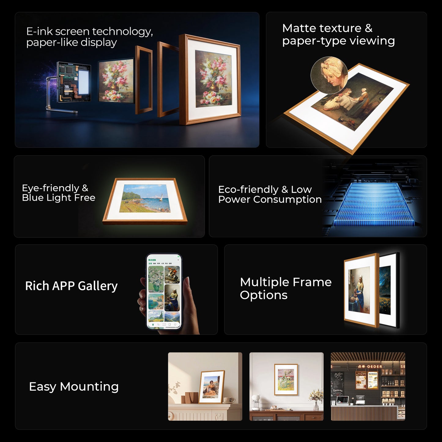 13.3'' ePaper Art Frame